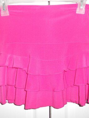 Hot Pink Ruffle Miniskirt